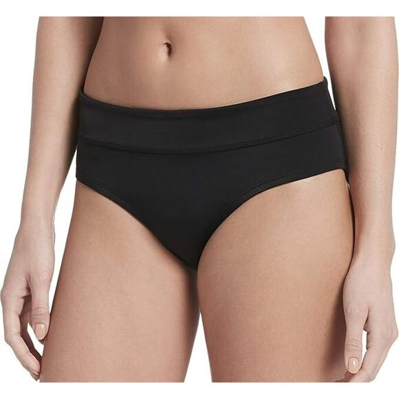 MSRP $48 Nike Womens Hipster Active Swim Bottom Separates Black Size XL - Picture 1 of 2